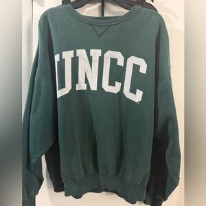 Vintage Univ of North Carolina Charlotte Medium Gear for Sports Sweatshirt